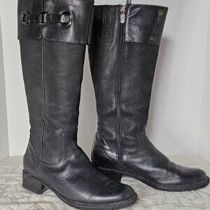 Blondo Aqua Protect Black Leather Women's Waterproof Boot. Sz 10 W